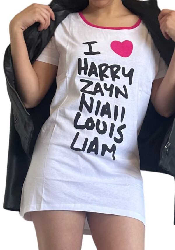 One Direction names T-shirt